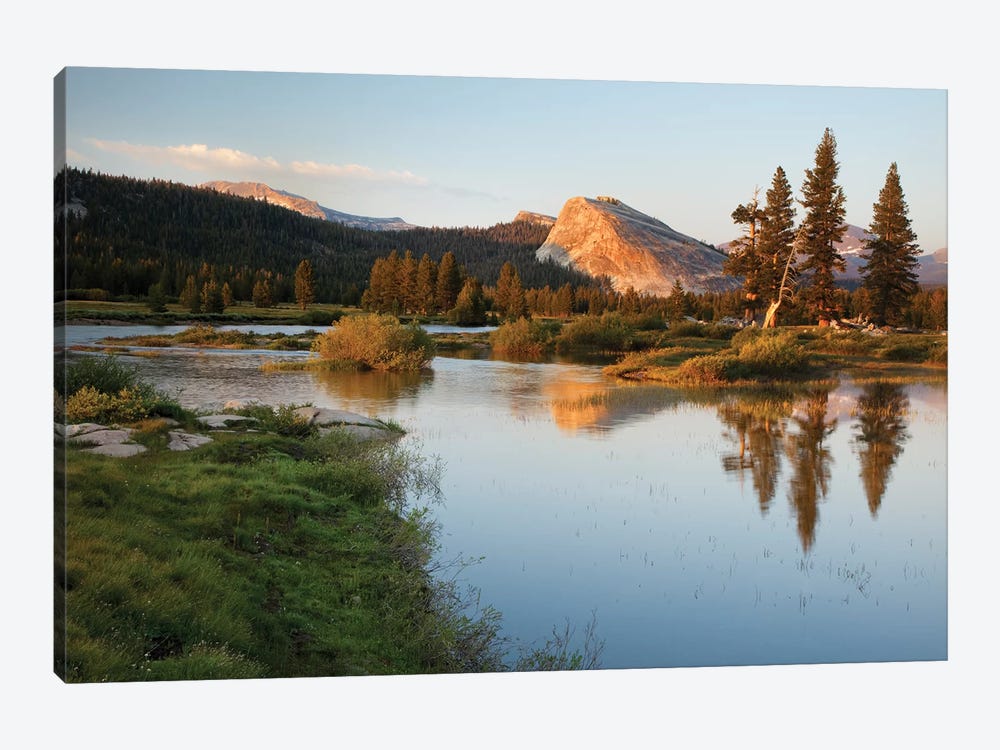 Usa, California, Yosemite National Park. Lembert Dome And Tuolumne River Landscape. by Jaynes Gallery 1-piece Canvas Artwork