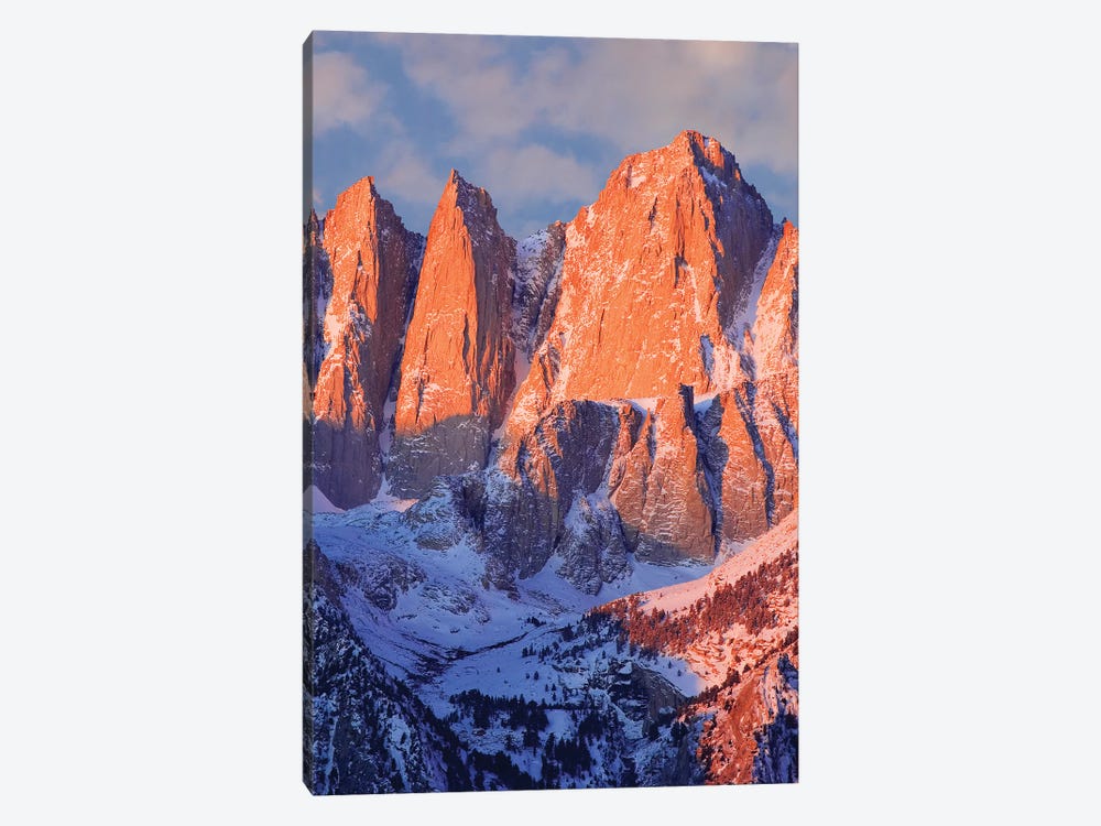 USA, California, Mt. Whitney. Mountain landscape in winter. by Jaynes Gallery 1-piece Canvas Wall Art
