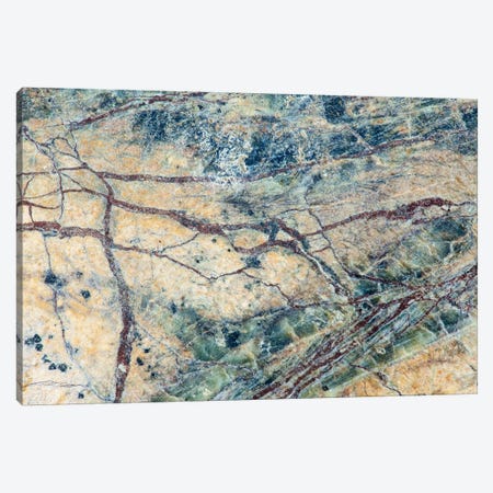 Usa, California. Detail Of Cut Slab Of Marble Rock. Canvas Print #JYG1040} by Jaynes Gallery Art Print