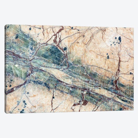 Usa, California. Detail Of Cut Slab Of Marble Rock. Canvas Print #JYG1041} by Jaynes Gallery Art Print