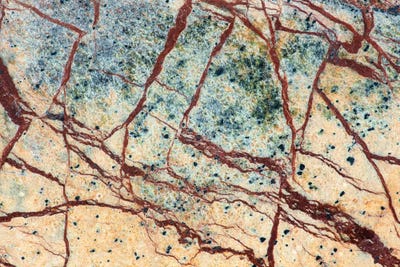 Usa, California. Detail Of Cut Slab Of Marble Rock. by Jaynes Gallery canvas print