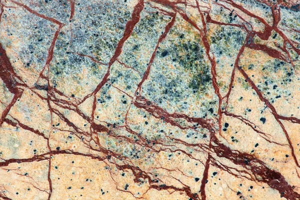USA California Detail Of Cut Slab Marble Rock Ver. II