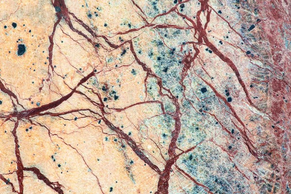 USA California Detail Of Cut Slab Marble Rock Ver. IV