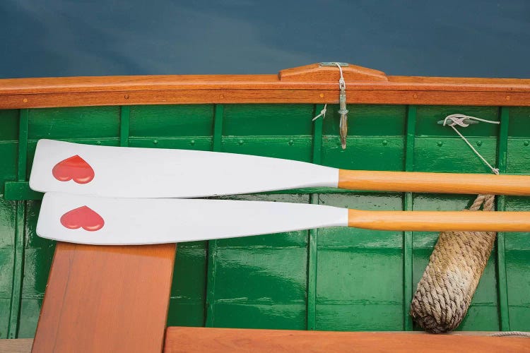 USA, Washington. Boat detail at the Bainbridge Island Wooden Boat Festival