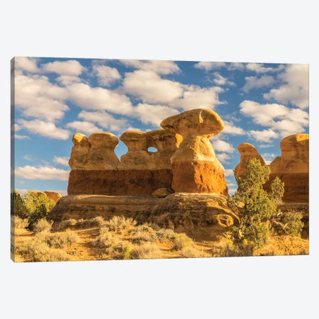 USA, Utah, Grand Staircase-Escalante National Monument. The Devil's Garden rock formation. Canvas Print #JYG1068} by Jaynes Gallery Art Print