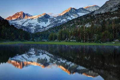 Reflections in Heart Lake. USA, California, Sierra Nevada Range. by Jaynes Gallery multi panel art