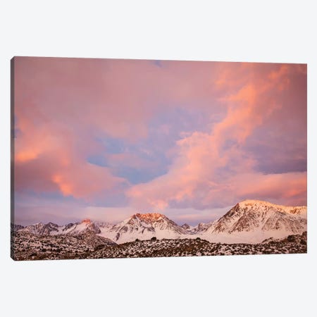 USA, California, Sierra Nevada Range. Sunrise on mountains II Canvas Print #JYG115} by Jaynes Gallery Canvas Artwork