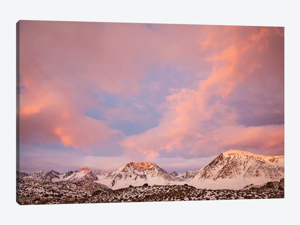 USA, California, Sierra Nevada Range. Sunrise on mountains II by Jaynes Gallery 1-piece Canvas Print