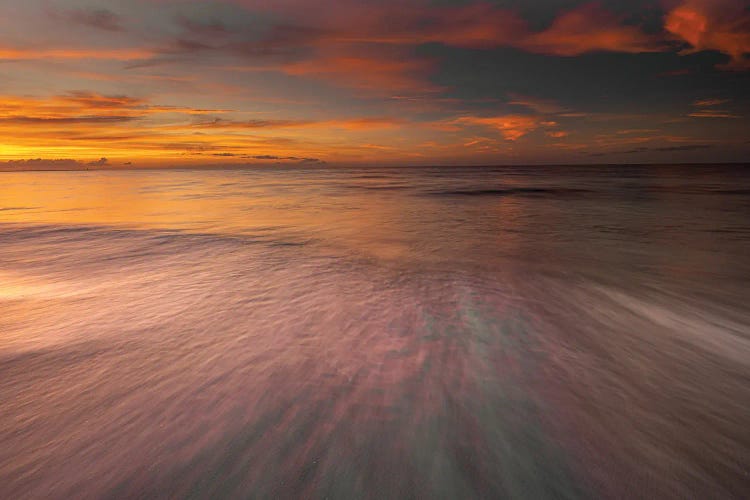 USA, New Jersey, Cape May National Seashore. Sunrise On Ocean Shore II