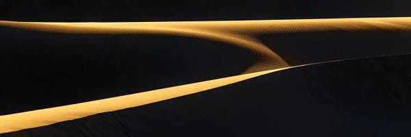 Coastal Sand Dunes: Africa, Erg Chebbi, Morocco. Desert Dune Contrast. by Jaynes Gallery