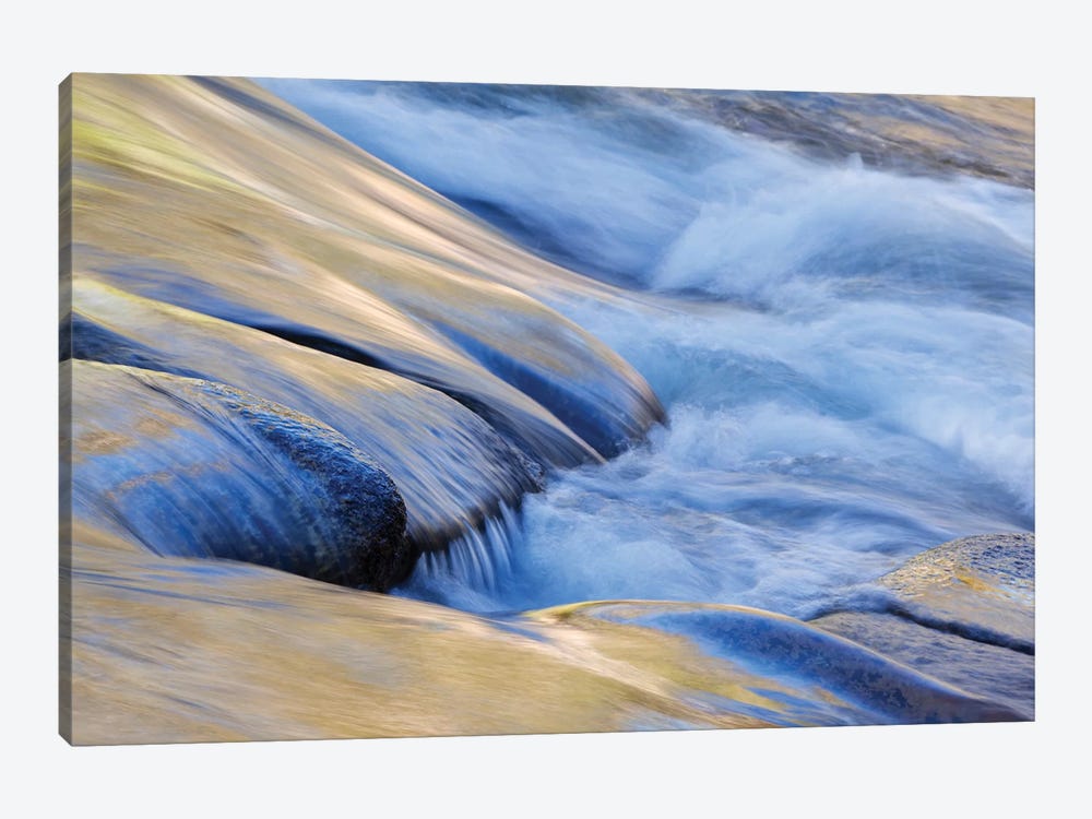 USA, California, Yosemite National Park. Autumn reflections on Merced River. by Jaynes Gallery 1-piece Canvas Art