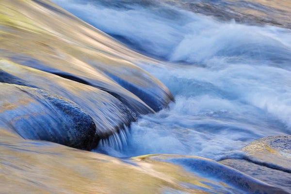 Yosemite National Park: USA, California, Yosemite National Park. Autumn reflections on Merced River. by Jaynes Gallery