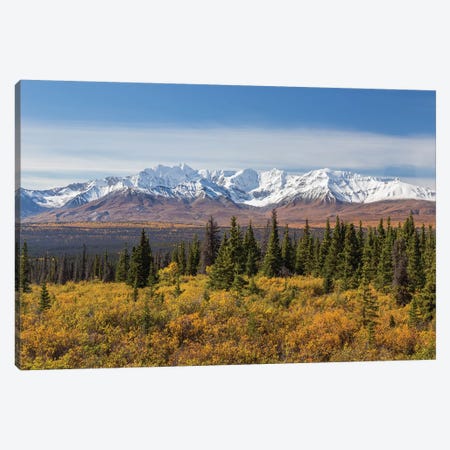 Canada, Yukon, Kluane National Park. Snow-covered peaks in the St. Elias Range. Canvas Print #JYG11} by Jaynes Gallery Art Print