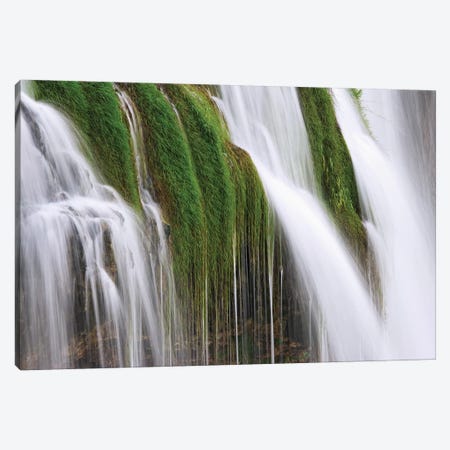 USA, Idaho, Fall Creek Waterfalls in Caribou National Forest. Canvas Print #JYG135} by Jaynes Gallery Canvas Wall Art