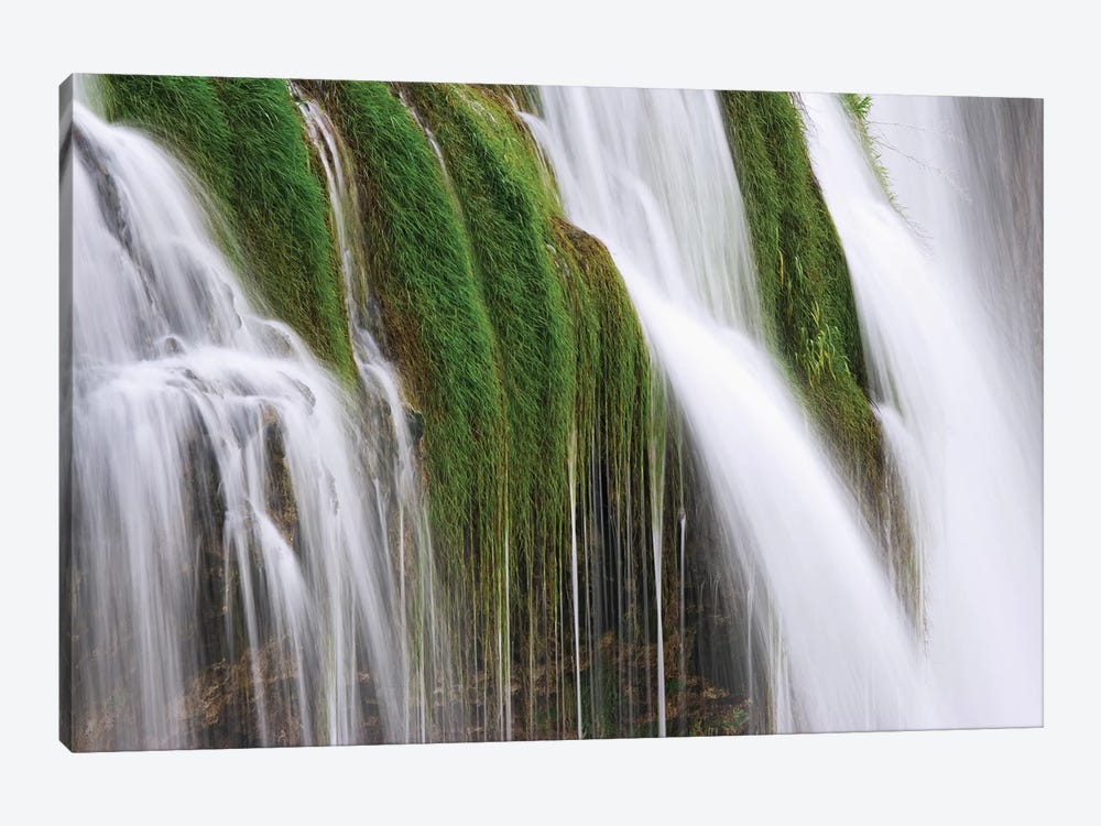 USA, Idaho, Fall Creek Waterfalls in Caribou National Forest. by Jaynes Gallery 1-piece Canvas Art Print