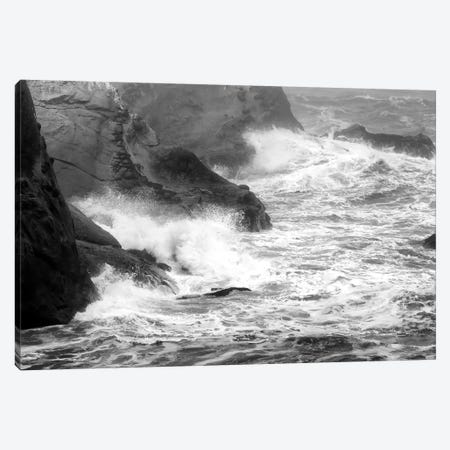 USA, Oregon, Bandon. Storm waves on coast. Canvas Print #JYG140} by Jaynes Gallery Canvas Art