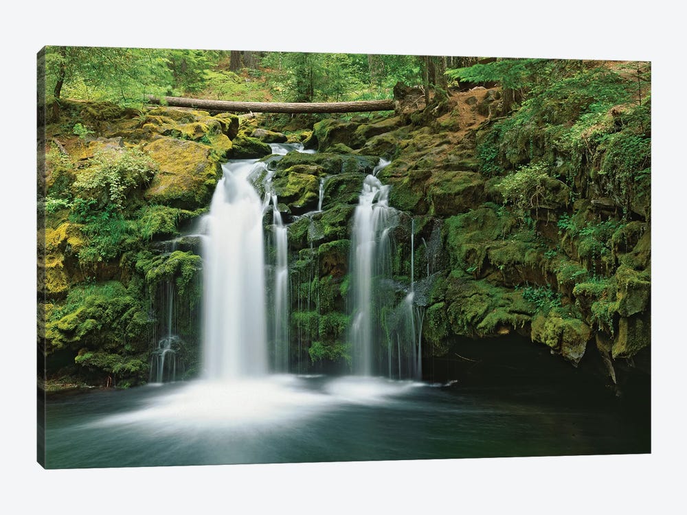 USA, Oregon, Umpqua River. Waterfall. by Jaynes Gallery 1-piece Canvas Wall Art