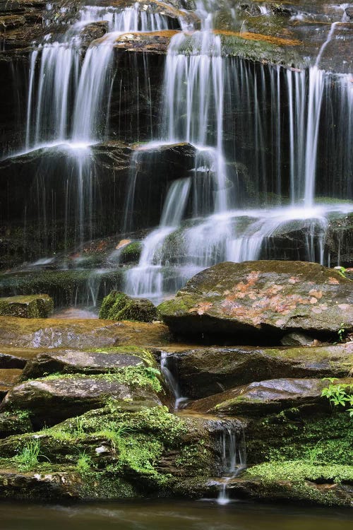 USA, Tennessee, Great Smoky Mountains National Park. Waterfall.