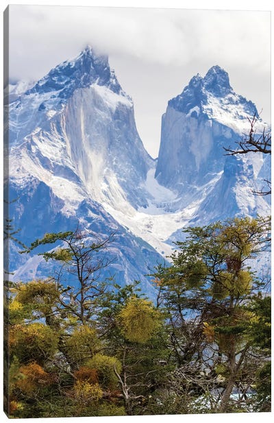 Chile, Patagonia. The Horns mountains II Canvas Art Print
