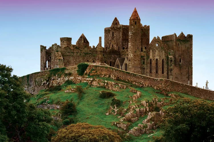 Ireland, Cashel. Ruins Of The Rock Of Cashel Cathedral And Fortress.