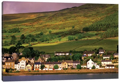 Ireland, County Louth. The Town Of Carlingford On The Mountainous Cooley Peninsula. Canvas Art Print - Ireland Art