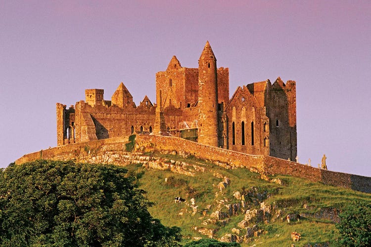 Ireland, County Tipperary. View Of The Rock Of Cashel, A Medieval Fortress.