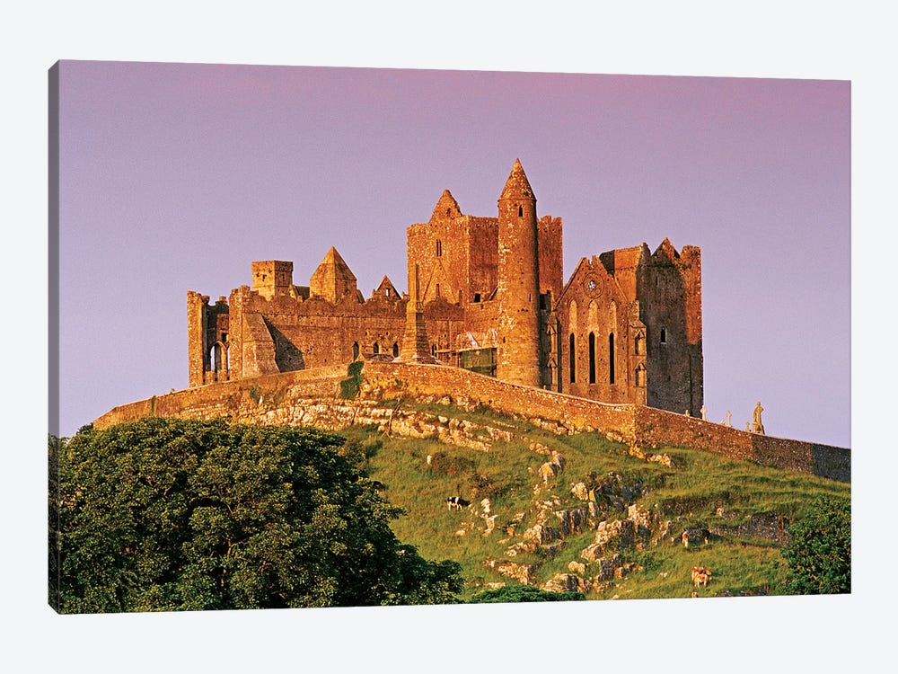 Ireland, County Tipperary. View Of The Rock Of Cashel, A Medieval Fortress. by Jaynes Gallery 1-piece Canvas Artwork