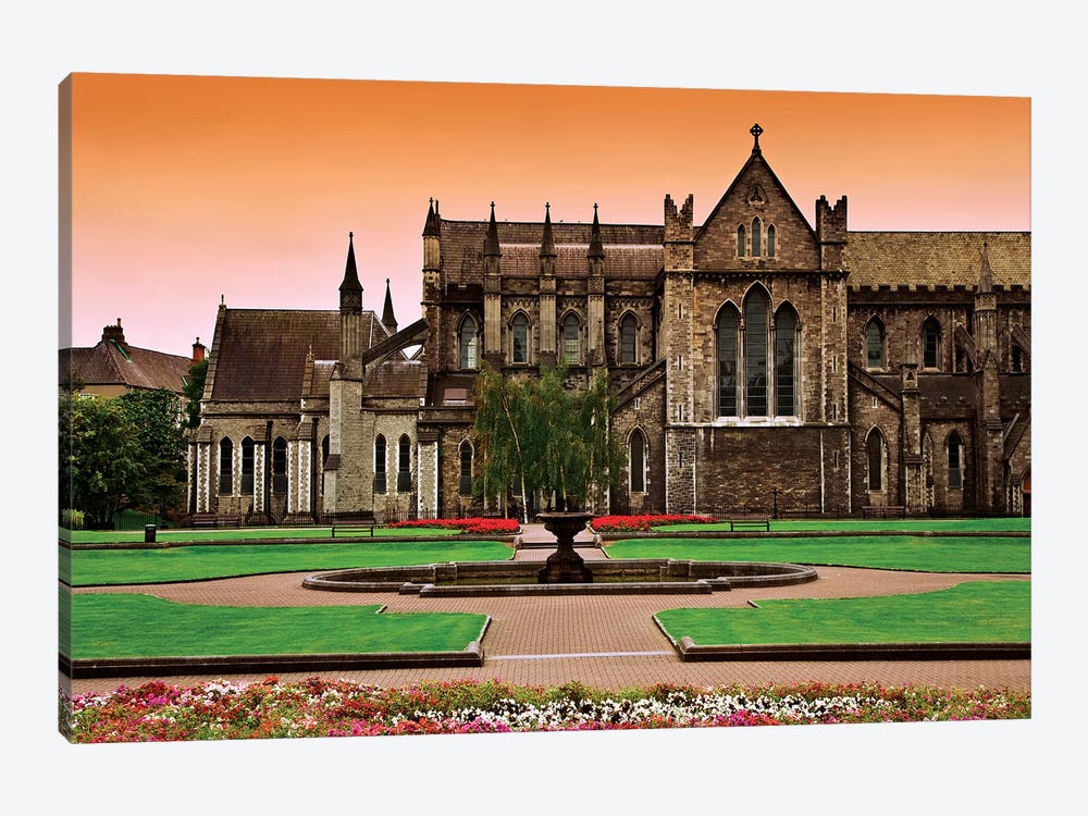 Ireland, Dublin. View Of St. Patrick's Cathedral. by Jaynes Gallery 1-piece Canvas Art