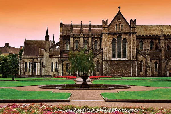 Dublin: Ireland, Dublin. View Of St. Patrick's Cathedral. by Jaynes Gallery
