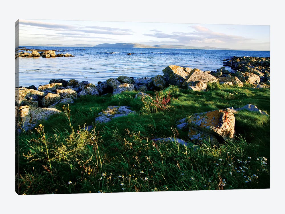 Ireland, Galway Bay. View Of The Bay In Late Afternoon Light. by Jaynes Gallery 1-piece Canvas Art Print