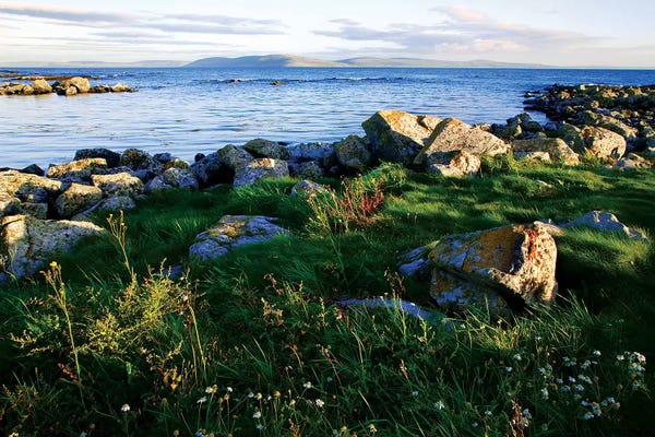 Jaynes Gallery: Ireland, Galway Bay. View Of The Bay In Late Afternoon Light. by Jaynes Gallery