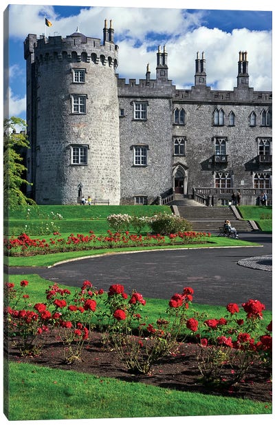 Ireland, Kilkenny. View Of Kilkenny Castle. Canvas Art Print - Castle & Palace Art