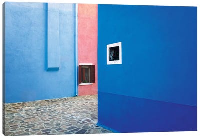 Italy, Burano. Colorful buildings.  Canvas Art Print - Burano
