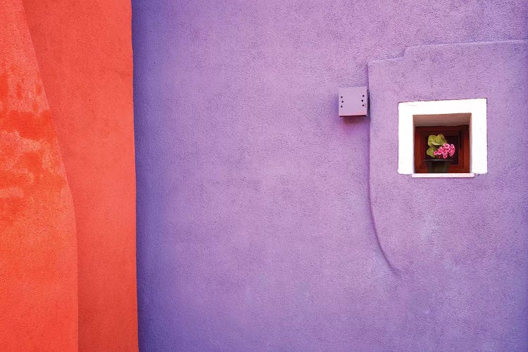 Italy, Veneto, Burano. Close-up of house wall. 