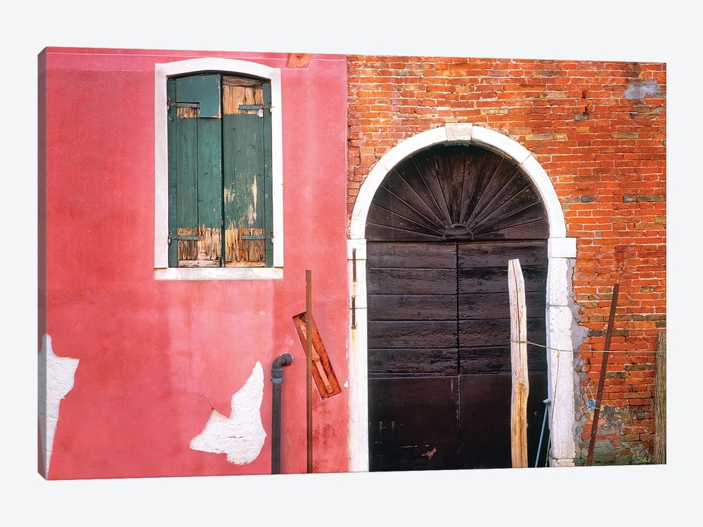 Italy, Venice. Building exterior.  by Jaynes Gallery 1-piece Art Print
