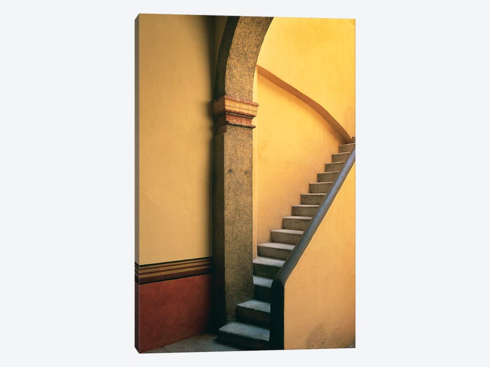 Mexico, Costalegre. Stone stairway of house.  by Jaynes Gallery 1-piece Canvas Wall Art