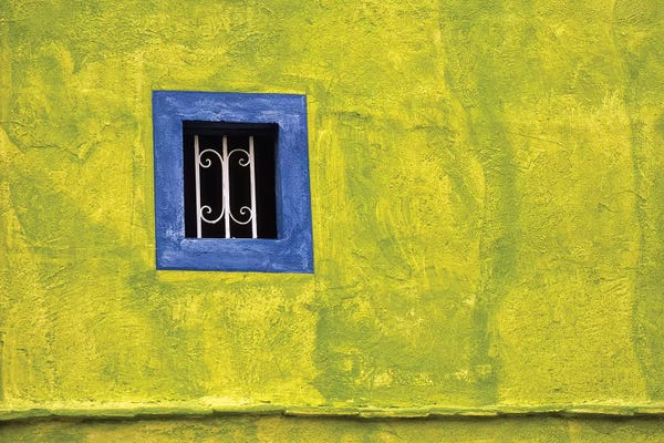 Mexico, Dolores Hidalgo. Window in side of house.