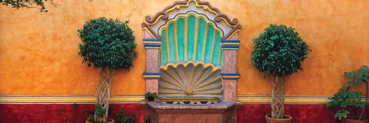 Mexico, Queretaro. Courtyard with fountain.  by Jaynes Gallery wall art