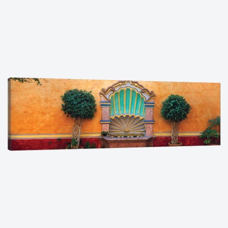 Mexico, Queretaro. Courtyard with fountain.  Canvas Print #JYG302} by Jaynes Gallery Canvas Art