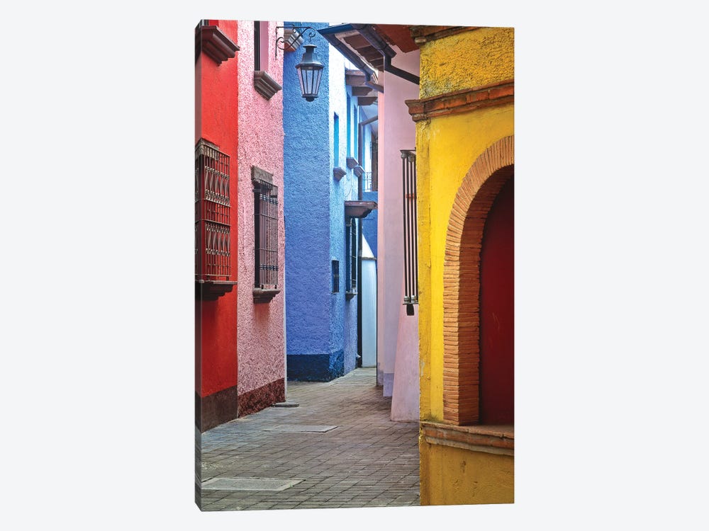 Mexico, Veracruz State. Colorful colonial architecture.  by Jaynes Gallery 1-piece Art Print