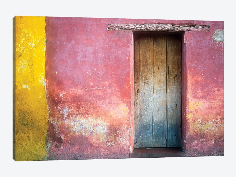 Mexico, Xico. House entrance.  by Jaynes Gallery 1-piece Canvas Artwork