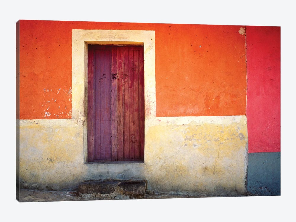 Mexico, Xico. House entrance.  by Jaynes Gallery 1-piece Canvas Artwork