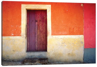 Mexico, Xico. House entrance.  Canvas Art Print - Mexico Art