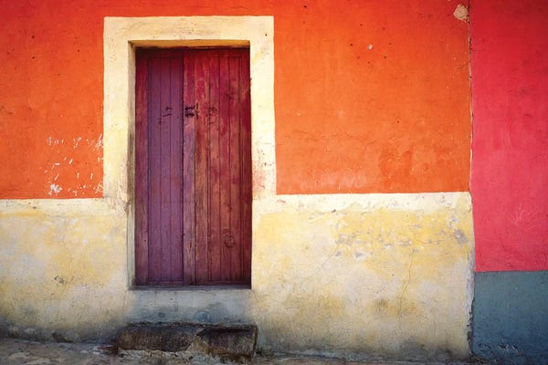 Doors: Mexico, Xico. House entrance.  by Jaynes Gallery