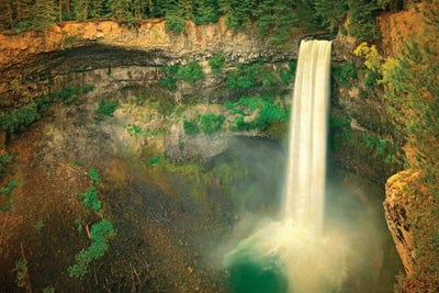 Canada, British Columbia. Brandywine Falls landscape. by Jaynes Gallery canvas print