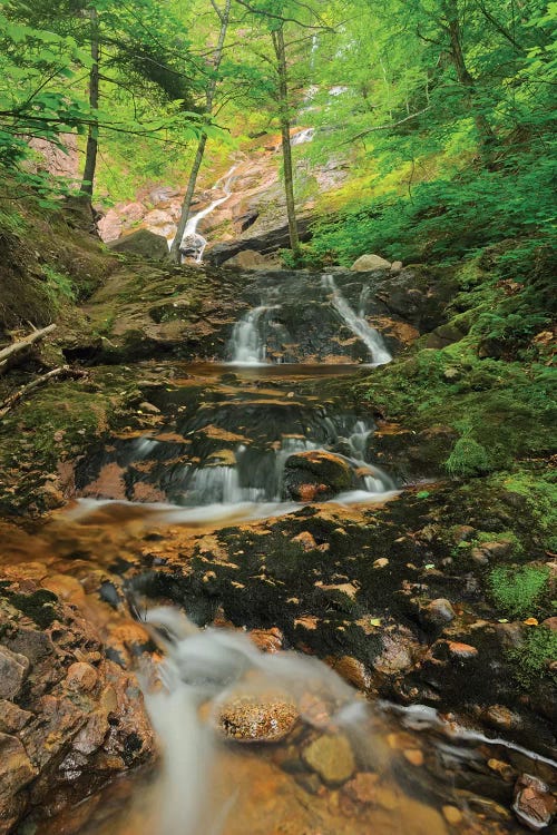 Canada, Nova Scotia, Cape Breton Highlands National Park. Beulach Ban Falls cascade.