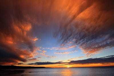 Canada, Nova Scotia, Fox Island. Sunset on Chedabucto Bay. by Jaynes Gallery art print