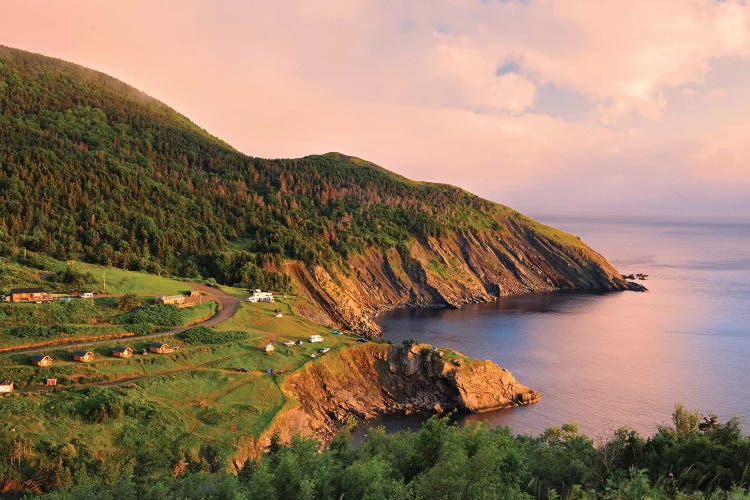 Canada, Nova Scotia, Meat Cove. Sunset on Cape Breton Island.