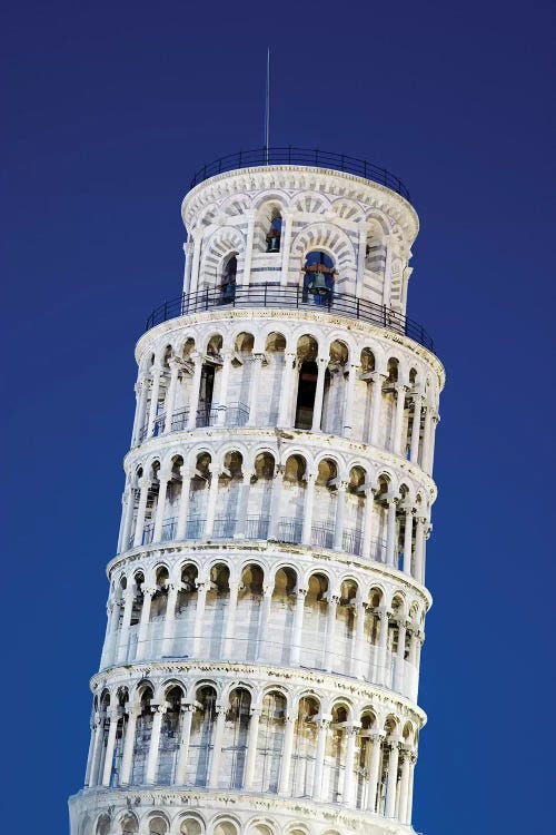 Italy, Pisa. Close-up of Leaning Tower