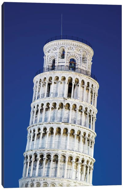 Italy, Pisa. Close-up of Leaning Tower Canvas Art Print - Leaning Tower of Pisa